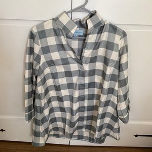 Tuckernuck silk check top